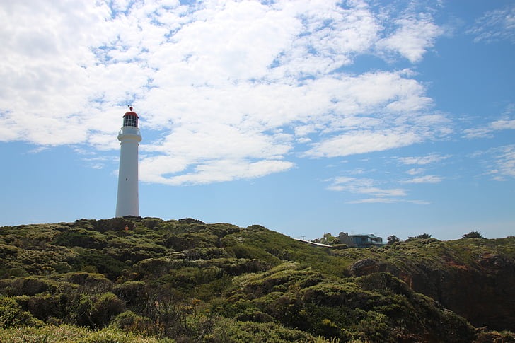 Lighthouse, Ocean road, kusten, Australien, resor, havet, kusten