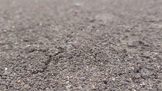 sable, terrain de cricket, pierres