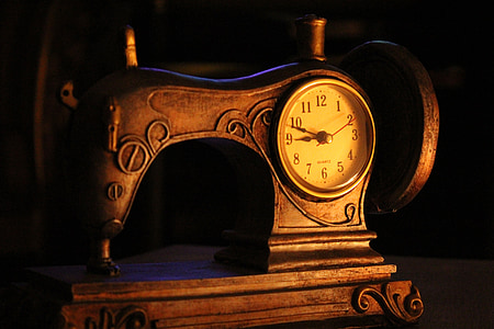 antikk, klokke, gamle, Vintage, gammeldags, retro stil, tid