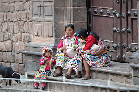 Перу, красочные, женщины