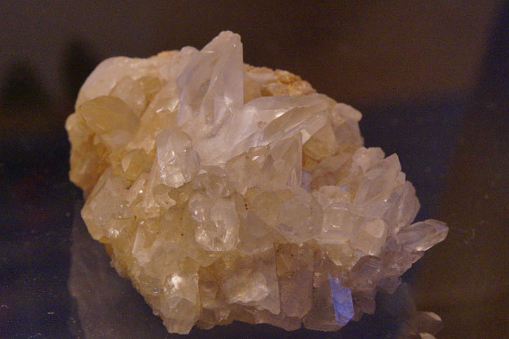 cristal de roche, GEM, Pierre, Crystal, minérale, angulaire, place