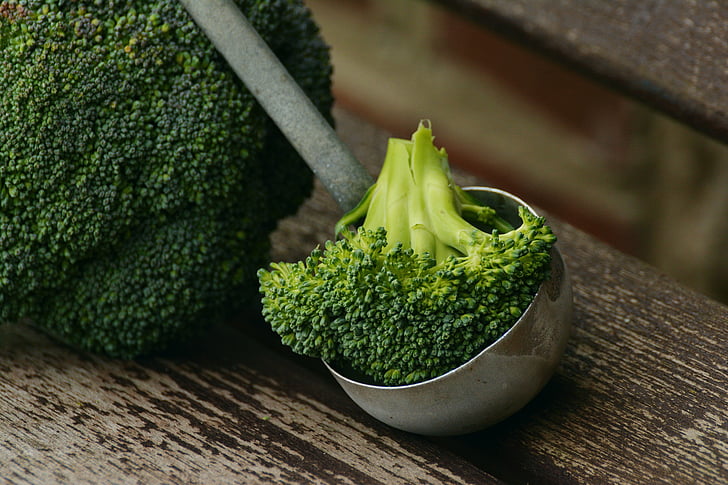 Brokkoli, köögiviljad, terve, kokk, toitumine, Frisch, vegan