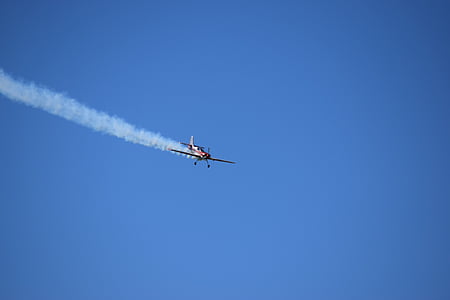 letadlo, letadlo, akrobatické, Stunt rovinou, evoluce, obloha, vzduchu