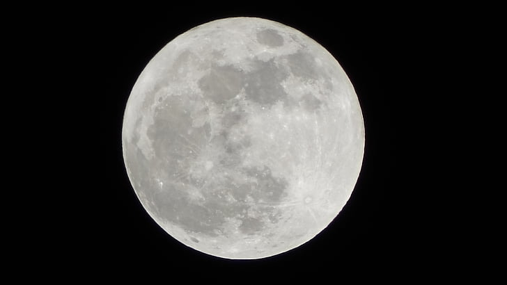 moon, sky, crater, night, astronomy, full Moon, moon Surface