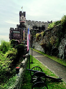 Reichenstein, Moyen-Age, Château, burg de hauteur, Rhin, Trechtingshausen, UNESCO