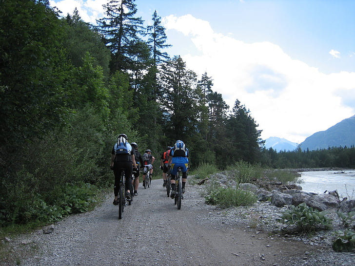andar de bicicleta, bicicleta, Embora, Transalp, desporto, bicicleta, ao ar livre