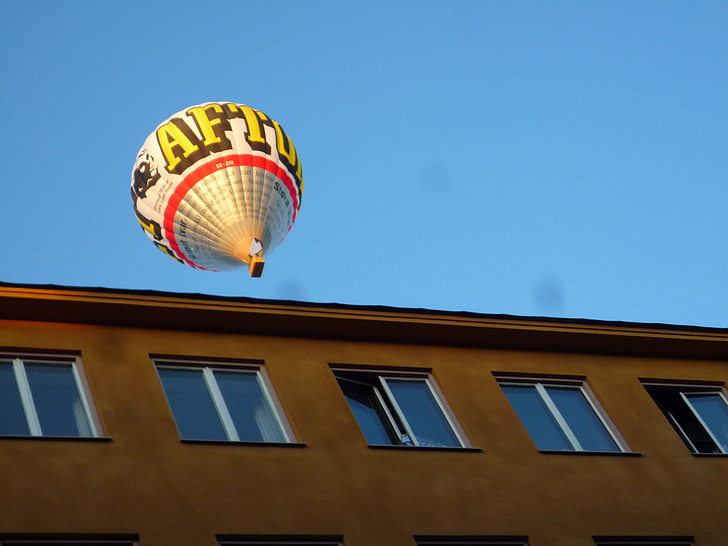kuumaa ilmaa ballooning, ympäristö, Ruotsi