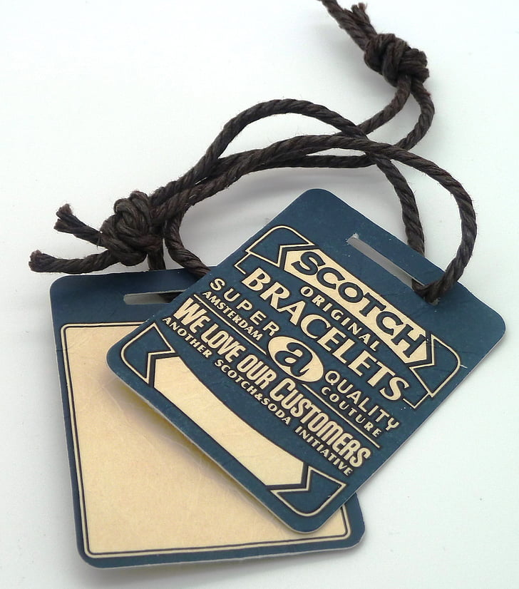 swing tags, clothing, label