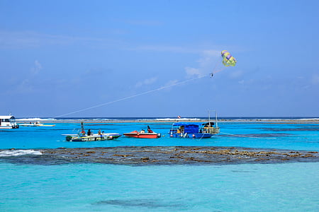 пътуване, остров, Saipan, Гуам, managaha, водни спортове, параметричните три дни