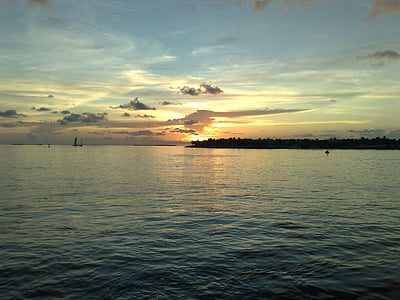 Hilton øya, Florida, solnedgang, ferie, Sommer