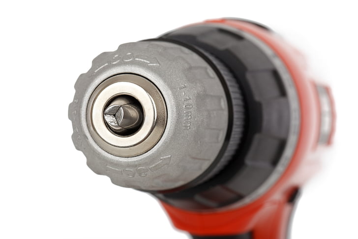 close-up, drill, electric, equipment, machine, power tool, tool