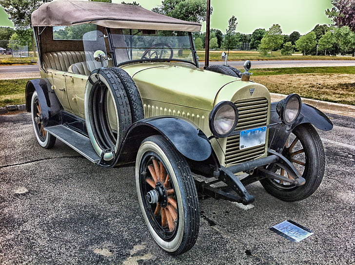 Hudson, 1921, Phaéton, voiture, Auto, automobile, classique