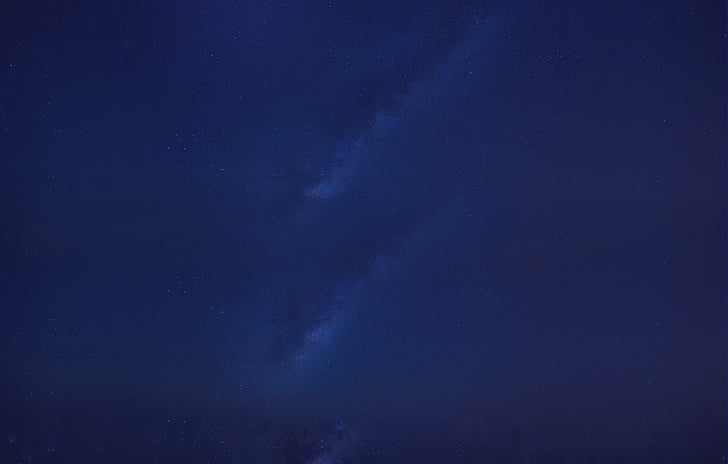 starry sky, beautiful, outer space, backgrounds, night, cloud - sky, blue