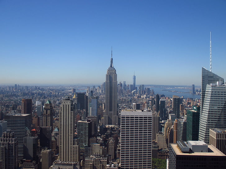gratte-ciel, Manhattan, New york