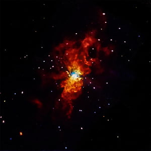 supernova, stars, universe, sn 2014j, chandra observatory, xray, messier 82