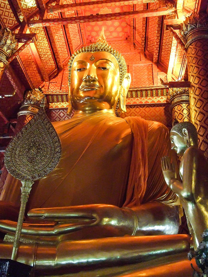 Tailandas, Buda, Budizmas, šventykla, Auksas, Azija, kultūra