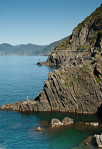 Italien, cinque terre, klipporna, geologi, Riomaggiore