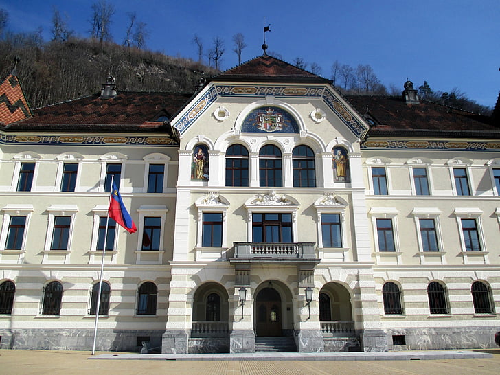 Principatul liechtenstein, clădiri guvernamentale, arhitectura, clădire, Vaduz