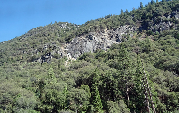 Yosemite, nemzeti park, rock formáció, Gránit, festői, táj, hegyi