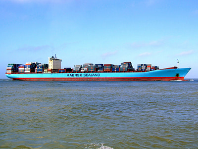 Arthur maersk, kapal, kapal, kontainer, angkutan, kargo, transportasi