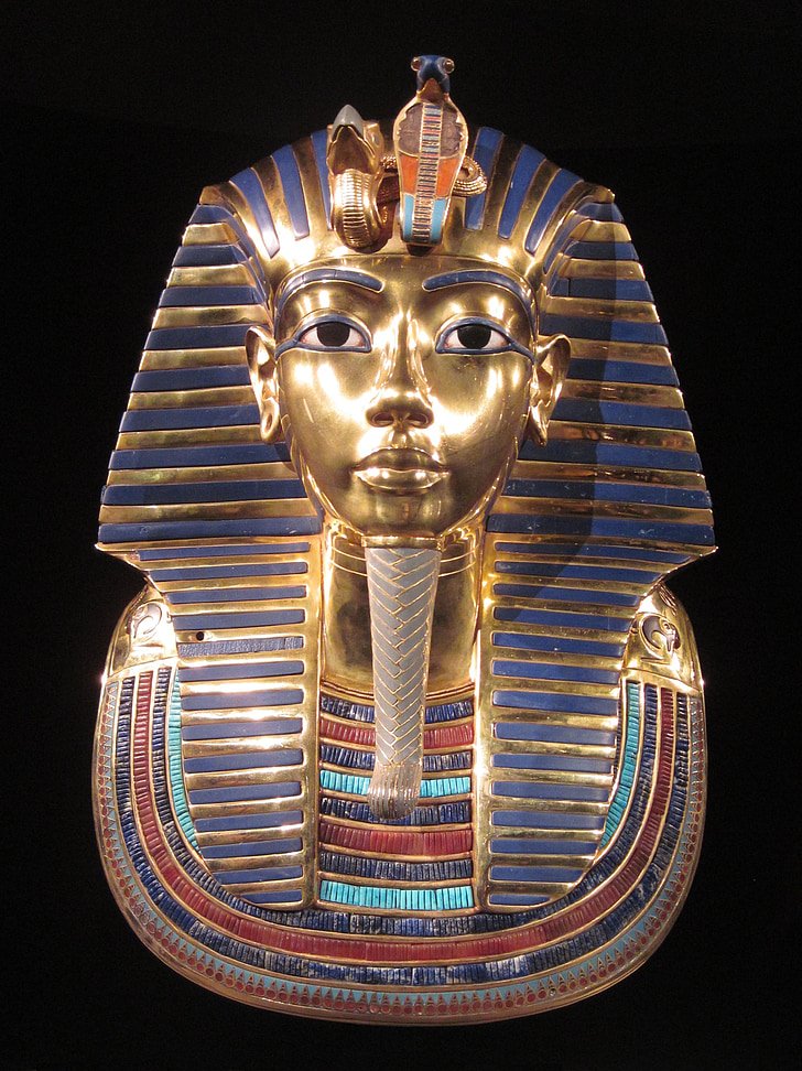 Tutankamon, faraó, màscara d'or, rei, egipci, rei tut, antiga