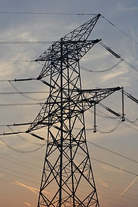 high voltage, electricity, energy, power lines