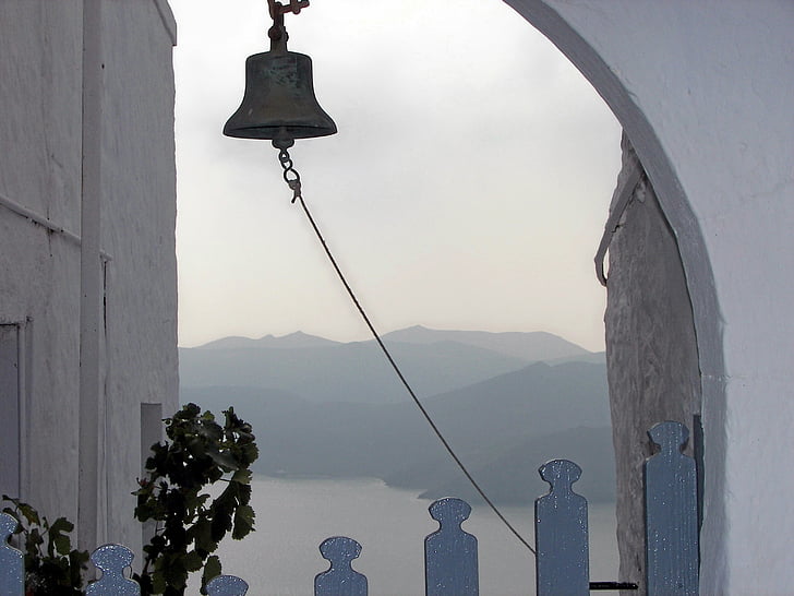 Cícladas, Milos, campana, Capilla, Hellas, Grecia