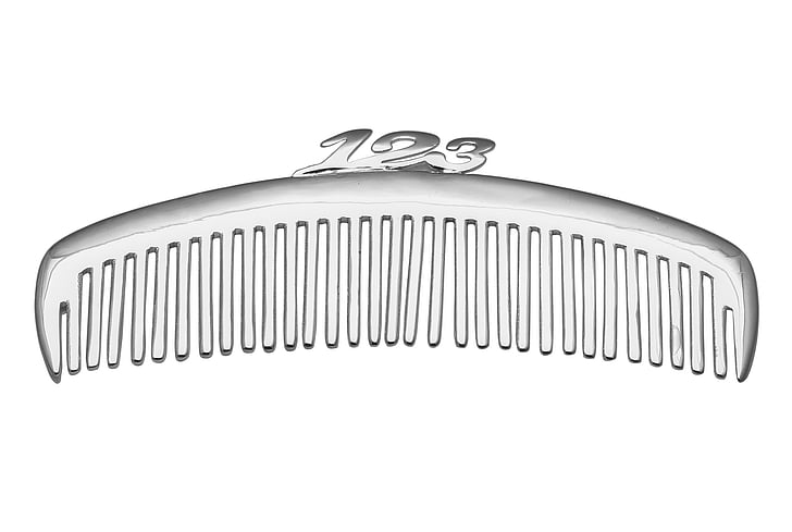 comb, silver, expensive, gift, baby, hair, care