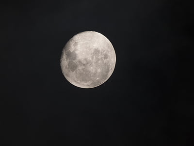 нощното небе, Луната, природата, Astro, кратери, астрономия, нощ
