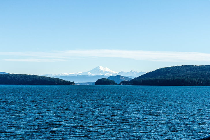 modrá, tělo, voda, krajina, Já?, jezero, Scenics