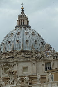 rome, vatican, domed church, st peter's basilica