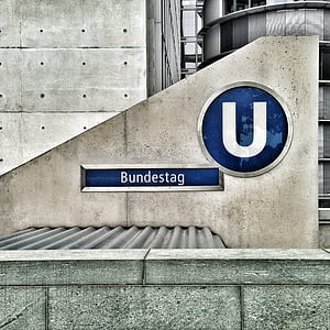 senyalització, paret, edifici, ciutat, Bundestag, Reichstag, capital