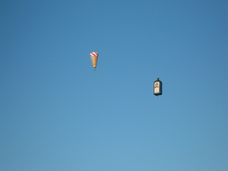 varmluftsballong, Air sports, fly, stige, Air, himmelen