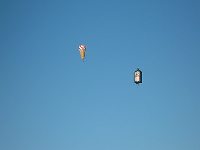 hete luchtballon, lucht sport, vliegen, opkomst, lucht, hemel