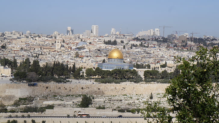 Jeruzalė, Izraelis, Miestas, šventykla, Šventasis miestas, orientyras, kultūra