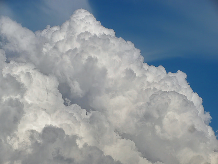 Cumulonimbus, molnet, moln, Cumulus, Sky, dramatiska, färger