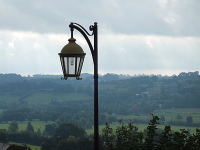 view, light, landscape, air, street lamp
