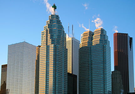 bygninger, Central business district, City, bybilledet, cityscrapers, højhuse, skyline