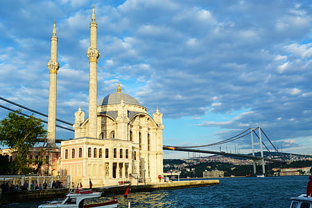 Ortaköy-moskeen, Istanbul, Tyrkia