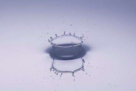 drop of water, macro, water