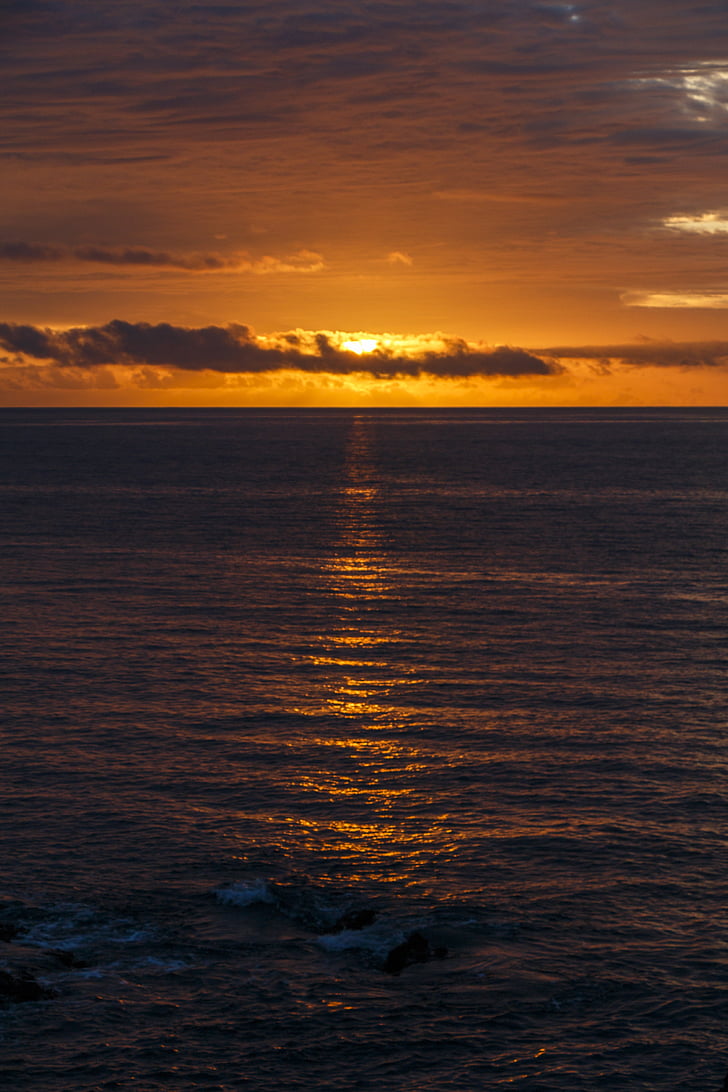 Sunrise, Sea, morgenstimmung, ilmakehän, Aalto, Luonto, taivas