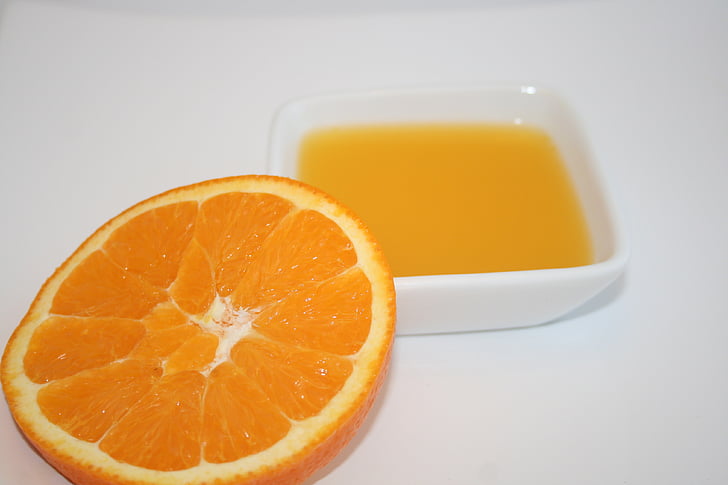 oranžová, jídlo, ovoce