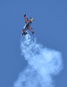 letalo, letalski miting, ki plujejo pod, Stunt, Airshow, zrak voziti, dim - fizično strukturo