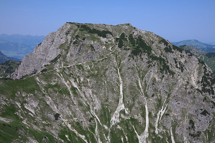 Gaishorn, montanha, Tannheim, Alpes Allgäu, Cimeira, Alpina, montanhas