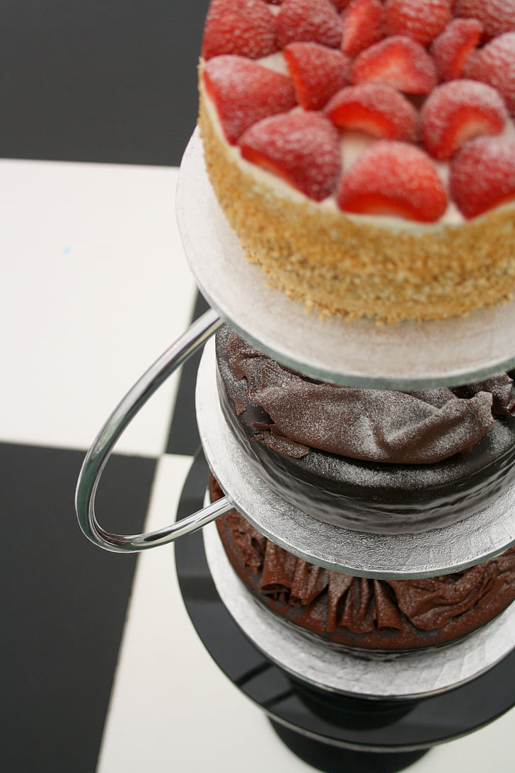 blur, cake, chocolate, close-up, cream, delicious, dessert