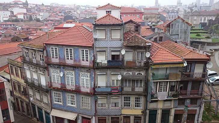 Portugali, Porto, arkkitehtuuri, Euroopan, Asunnot, kaupunkien