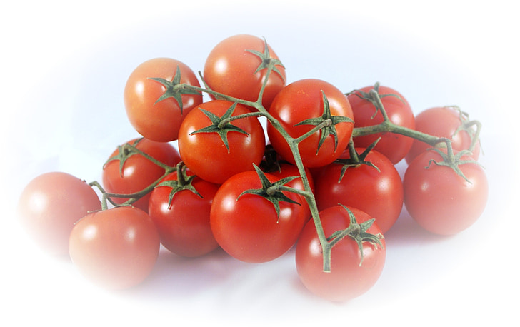 Bush tomater, tomater, röd, mat, friska, Cook, äta