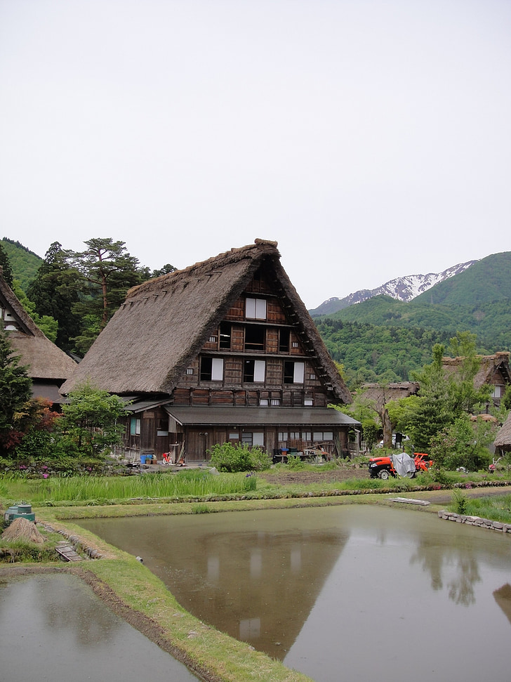 Shirakawa xiang, Gassho village, Severná kontinentálna