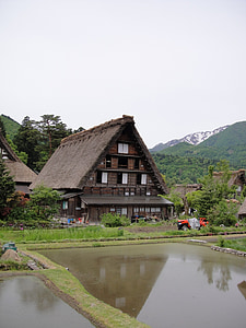 Shirakawa xiang, gassho village, nordlige kontinental
