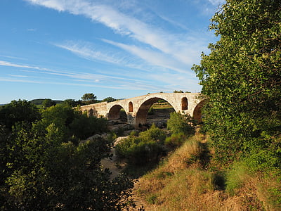 Pont julien, Bridge, romerske sten arch bridge, stenen bue broen, roman, bygning, arkitektur